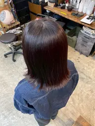 ワンカラー(ブリーチなし)＋3ステップトリートメント