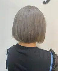 【ダブルカラー】💙🩶ブリーチカラー+フルカラー🩶💙
