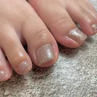 【FOOT】ワンカラー/ラメ(オフの有無を必ずご連絡お願いします!)