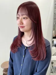 カット+ブリーチなしダブルカラー ◎メンズ歓迎