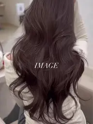 レイヤーカット+コテ巻き風デジタルパーマ