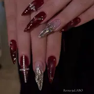 L size チップ長さ出し10本×フルアート🎀