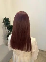 カット+ダブルカラー(ブリーチ1回+全体カラー)