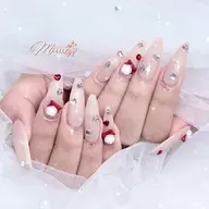🎀【オフあり|ハンド】ワンカラー+時間内パーツ付け放題♡