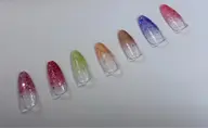 【オフ無し】ホロ入りラメグラデーション