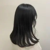 自然に伸ばす縮毛矯正(カットなし)➕トリーートメント💜