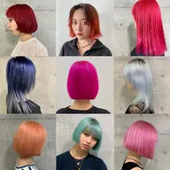 【新規】派手髪ケアブリーチ🌈ケアブリーチ1回+ダメージレスビビッドカラー🌈ダメージゼロのカラー剤使用