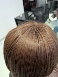 根元染め+前髪カット!