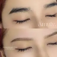 眉毛wax➕間引き