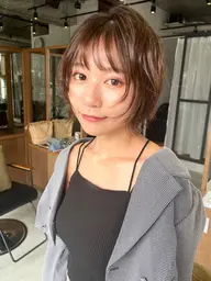 【💐minimo限定💐】透明感カラー+必ず似合うカット🤍three D ハイライト🌈