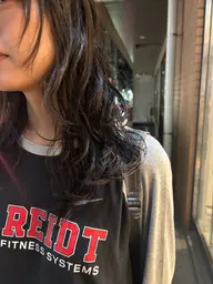 【✴︎ダメージレス✴︎】カット +デジタルパーマ+表面補正トリートメントS🩶