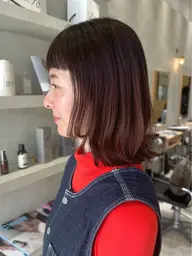 ♡ 前髪カット + カラー + Aujuaトリートメント