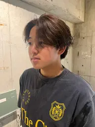 mens color model🌸 ブリーチ、黒染め‪‪、縮毛履歴‪✖️（プレトリートメント付き）
