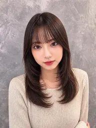 8月平日限定🦋💫盛れる💓韓国風小顔カット+透明感カラー+1stepトリートメント🦋💫