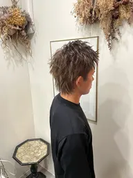 🉐【新規限定ミニモ特別クーポン】メンズカット+1ブリーチ+カラー