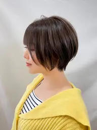 《垢抜けショート×艶カラー》大人のための似合わせカット＋上質カラー
