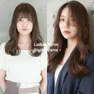 【コテ巻き風🪴スタイリングが楽✨️】カット✂️+パーマ🐚