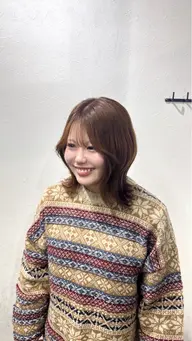 ブリーチなしワンカラー(ロング料金なし)