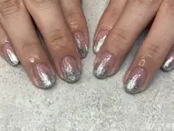 【ハンド・オフなし】ラメグラデーション🧡💅日時:9月5日、6日、8日、9日　11:30/15:00/16:30