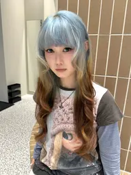 【ケアブリーチ2回+カラー+ダメージケアトリートメント込み🧸🎼💘】新規様ロング料金なし🫧