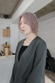 カット＋ダブルカラー（ケアブリーチ込み）＋TR