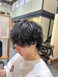 men'sカット+パーマ
