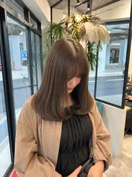 【9・10月限定🍂】透明感秋カラー‧⁺ ⊹˚.髪質改善トリートメント