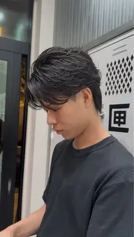 【✨オススメ✨】当店スタイリストカット+フェザーパーマ