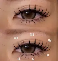 フラットラッシュ120本まで+したエク40本🎀