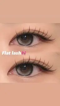 マツエクフラットラッシュ100本✨️(オフ込み)【美容液コーティング付き】