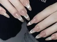 🦋自爪🌸大人気なマグネットフレンチ ベース1️⃣色付け💕【大塚駅】