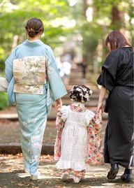 【七五三】ママと3歳のお子さまのヘアメイク・着付け