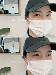 上下まつげパーマ✨よりぱっちりとした印象に🌼