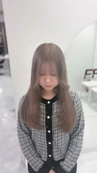 👱🏻♀️ブリーチリタッチ限定🥣🎀リタッチ➕トレンドハイトーンカラー➕外部補修トリートメント✨