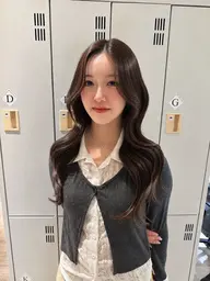 【🩶韓国風レイヤーカット🩶】顔周りから自然につながるレイヤーで小顔見え✨