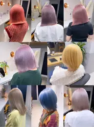 【学割U24】ケアブリーチ+透明感カラー+艶TR🤍