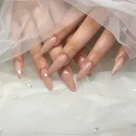 🌻８月限定🫧【オフあり】長さ出し10本ワンカラー/ラメグラ