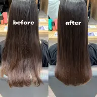 前髪カット➕髪質に合わせたトリートメント🫧