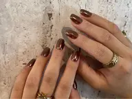 【Hand】オーロラ.ミラーネイル、ベース色選べる