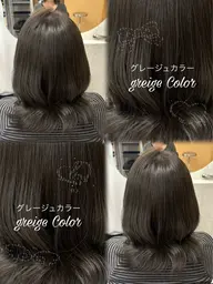 🎀練習モデル🎀ブリーチ+ワンカラー+5stepトリートメント【髪質改善】🪄✨