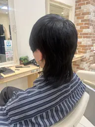 気になる癖毛に✨⭐️メンズカット+縮毛矯正