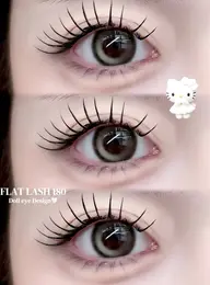 🔦𝐋𝐄𝐃×フラットラッシュ180本🎀持続力🆙🫧《オフ込/束感仕上げ》