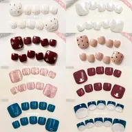 《フットネイル》【定額】ワンカラー/フレンチ/シンプルデザイン─約40種類から選択(他店様オフあり+1000円)
