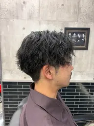 カット➕ツイストスパイラルパーマ