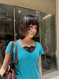 色落ちまで可愛い＊透明感ワンカラー🦋🖤