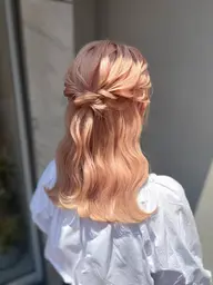 ハーフアップ 🌷