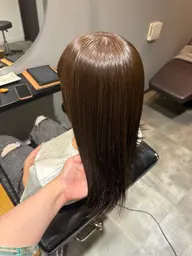 カット+ダブルカラー（ブリーチなし）