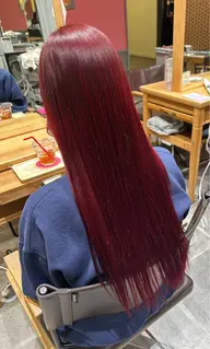 ブリーチなしダブルカラー＋Aujuaシャンプートリートメント付き