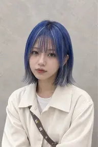 【ホームケア用カラーシャンプー付】バレイヤージュカラー+プレミアムカラー+3stepトリートメント