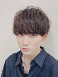 🪭学生限定🪭【梅雨に入る前におすすめ】メンズカット+前髪縮毛
